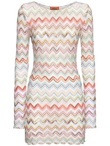 Robe Courte À Chevrons - MISSONI - Modalova