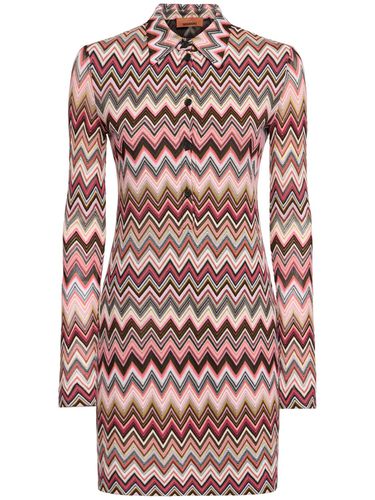 Robe Courte À Chevrons - MISSONI - Modalova