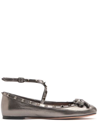 Ballerines En Cuir Rockstud 5 Mm - VALENTINO GARAVANI - Modalova