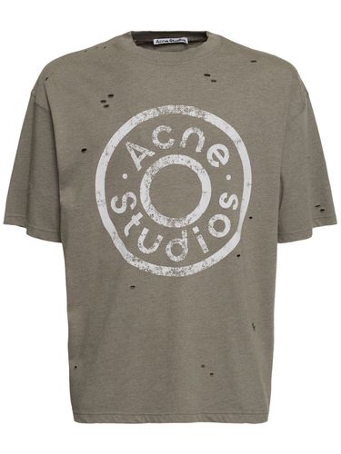 T-shirt Usé À Logo Exford - ACNE STUDIOS - Modalova