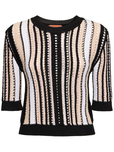 Pull-over Col Rond En Crochet À Rayures - MISSONI - Modalova