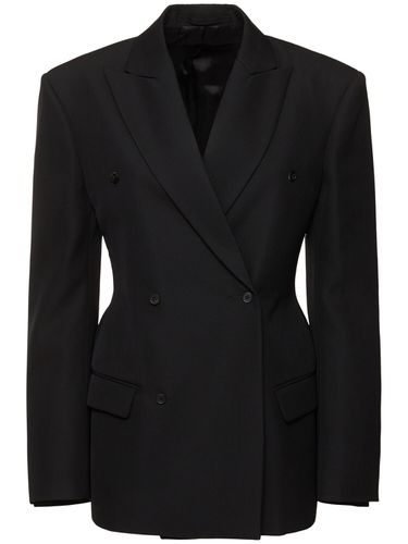 Blazer En Grain De Poudre À Double Boutonnage - CARVEN - Modalova