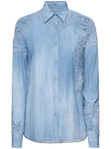 Chemise En Viscose Brodée - ERMANNO SCERVINO - Modalova