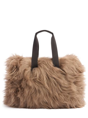 Caradoc Shearling Tote Bag - MONCLER GRENOBLE - Modalova