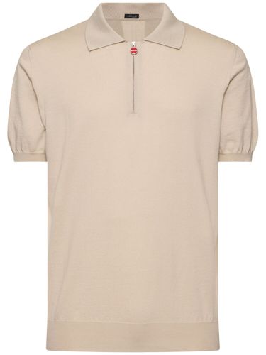 Polo Zippé En Coton - KITON - Modalova