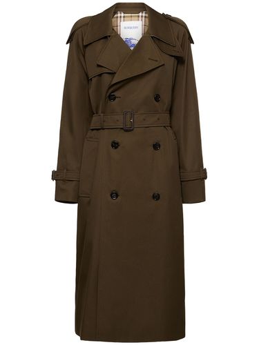 Trench-coat En Toile - BURBERRY - Modalova