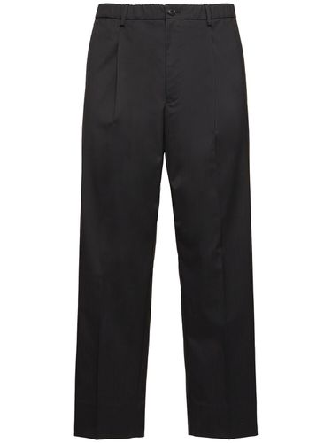 Pantalon Plissé En Sergé Woolly - GOLDWIN - Modalova