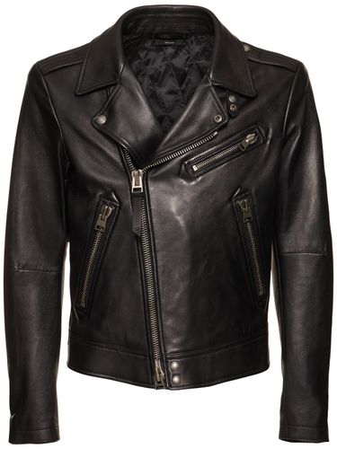 Veste De Motard Asymétrique En Cuir Nappa - TOM FORD - Modalova