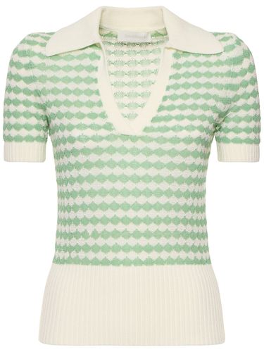 Polo En Maille De Coton Mélangé Everley - ZIMMERMANN - Modalova