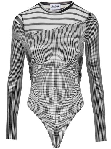 Body En Mesh Imprimé Body Morphing - JEAN PAUL GAULTIER - Modalova