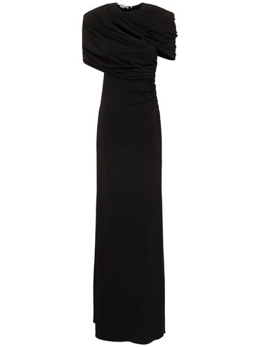 Robe Cape En Jersey Drapé - STELLA MCCARTNEY - Modalova