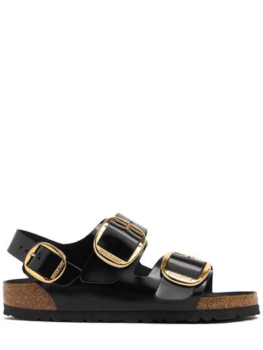 Sandales En Cuir Verni Milano Big Buckle - BIRKENSTOCK - Modalova