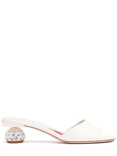 Mules En Cuir Jewel Heel 45 Mm - ROGER VIVIER - Modalova