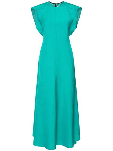 Robe Mi-longue En Viscose À Manches Chauve-souris - VICTORIA BECKHAM - Modalova