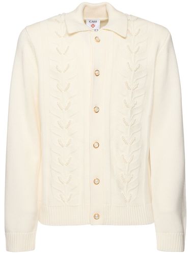 Cardigan En Laine Laurel - CASABLANCA - Modalova