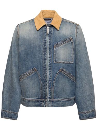 Veste En Denim En Coton - ALEXANDER MCQUEEN - Modalova