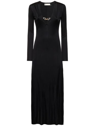 Jessa Silk Blend Long Dress - TORY BURCH - Modalova