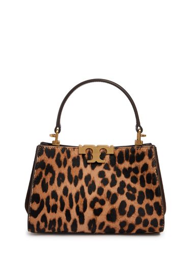 Sac Satchel Mini Façon Poils De Poulain Eleanor - TORY BURCH - Modalova