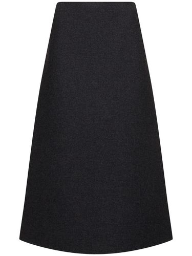 Lison Wool Blend Midi Skirt - THE ROW - Modalova