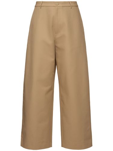 Pantalon Ample En Sergé De Coton Plass - ACNE STUDIOS - Modalova