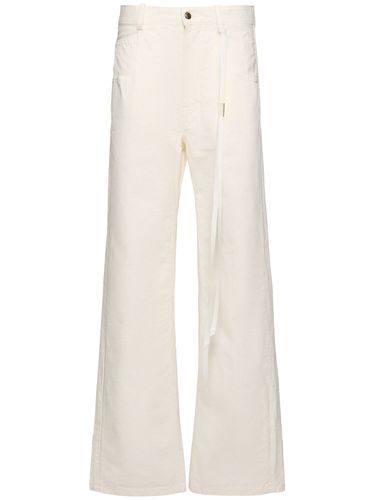 Pantalon Ample En Sergé De Coton Claire - ANN DEMEULEMEESTER - Modalova