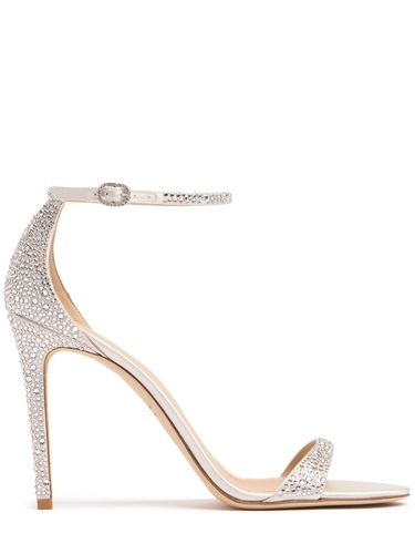 Sandales En Cristaux Nudist Shine 100 Mm - STUART WEITZMAN - Modalova