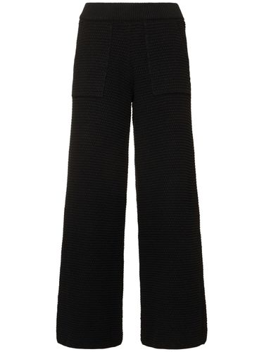 Pantalon Ample En Maille De Coton Mélangé - ANDREADAMO - Modalova