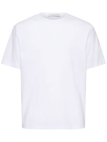 T-shirt En Coton Essential - LANVIN - Modalova