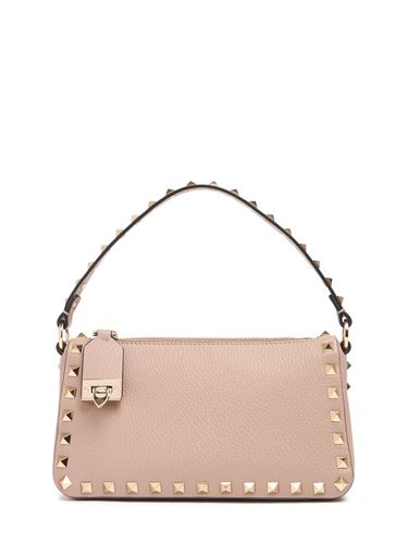 Petit Sac En Cuir Grainé Rockstud - VALENTINO GARAVANI - Modalova