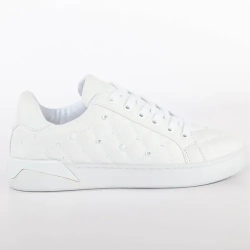 Basket Guess Reea Femme Blanc - Guess - Modalova