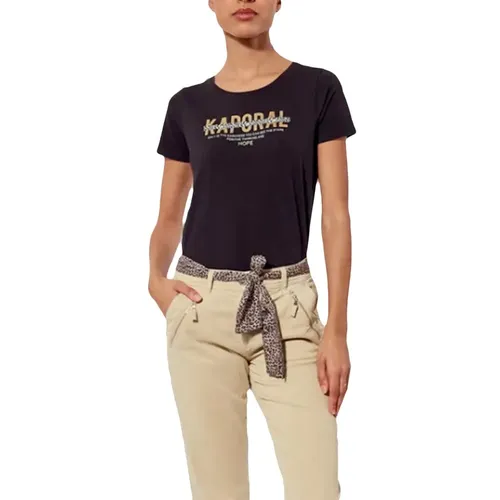 T shirt Kaporal Kalin Femme Noir - Kaporal - Modalova