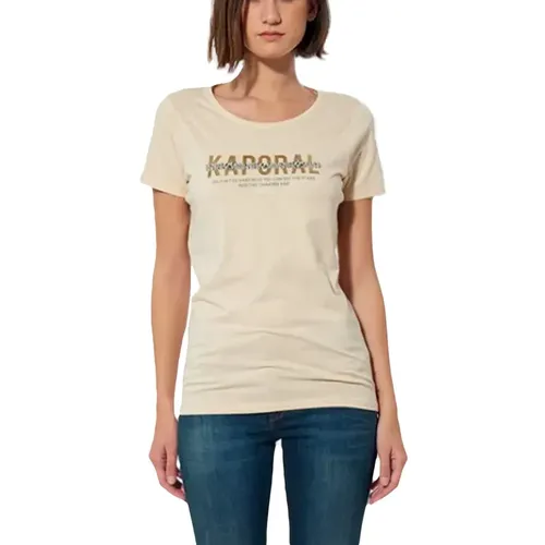T shirt Kaporal Kalin Femme Beige - Kaporal - Modalova
