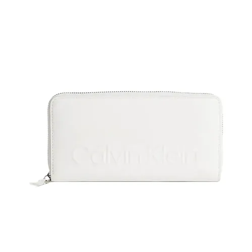Portefeuille Zippe logo relief - Calvin Klein - Modalova