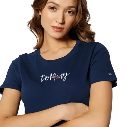 T shirt Flag on script tee - Tommy Jeans - Modalova