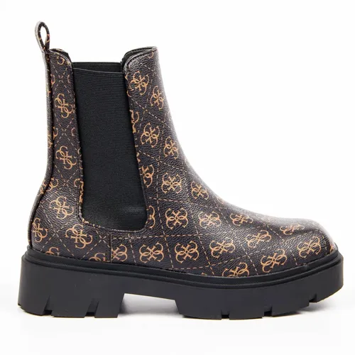 Boots Guess 4g classic Femme Marron - Guess - Modalova