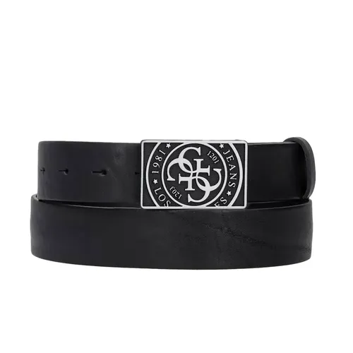 Ceinture Guess 4G compas Homme Noir - Guess - Modalova