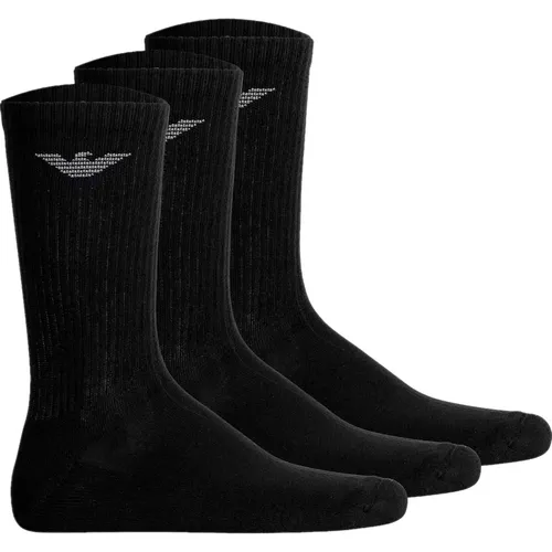 Chaussettes Pack x3 eagle - Emporio Armani - Modalova