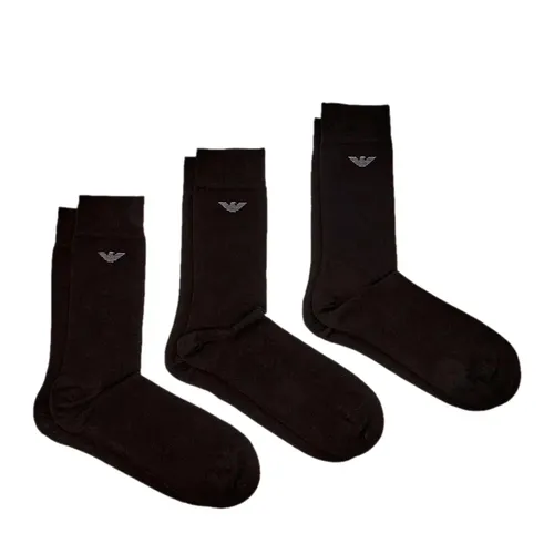 Chaussettes Pack x3 eagle - Emporio Armani - Modalova