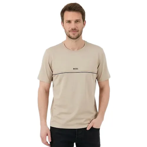 T shirt Boss Unique Homme Beige - Boss - Modalova
