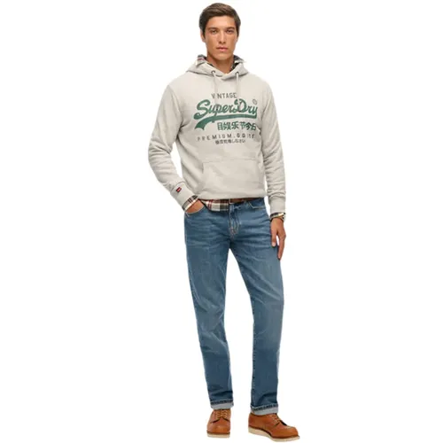 Sweat Superdry Vintage Homme Gris - Superdry - Modalova