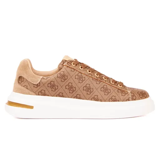Basket Guess Elba Homme Beige - Guess - Modalova