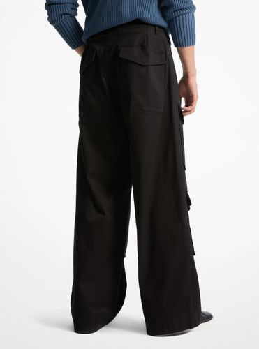 MK Pantalon cargo à jambes larges en coton extensible - Michael Kors - Michael Kors Mens - Modalova