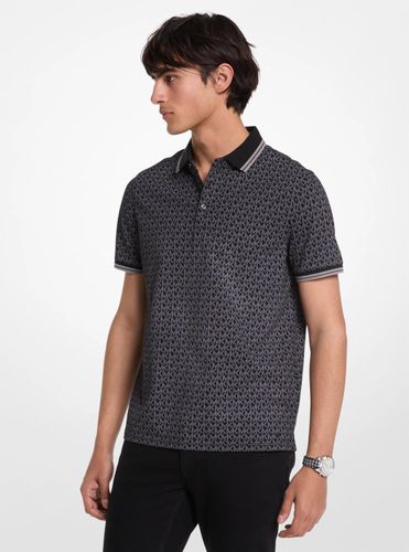 MK Polo Greenwich en coton à imprimé logo Signature - Michael Kors - Michael Kors Mens - Modalova