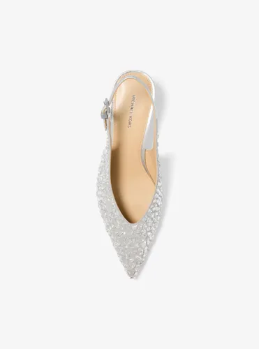MK Escarpin Tonya travaillé à petit talon - Michael Kors - MICHAEL Michael Kors - Modalova
