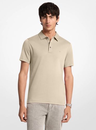 MK Polo en coton à logo brodé - Michael Kors - Michael Kors Mens - Modalova