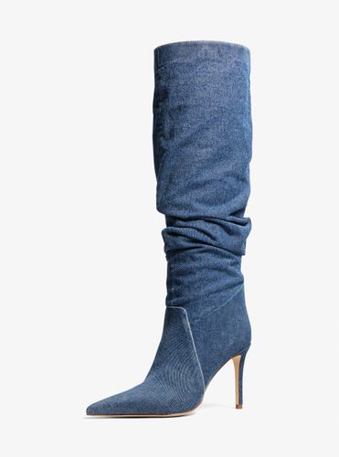 MK Botte Dawn en denim délavé - Michael Kors - MICHAEL Michael Kors - Modalova