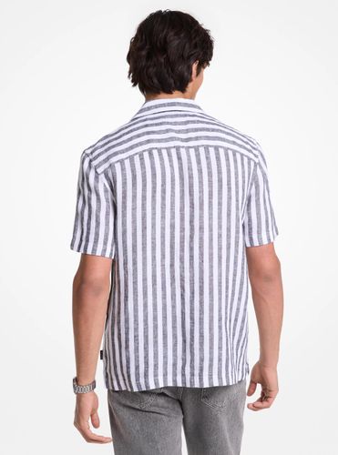 MK Chemise rayée en mélange de lin et coton - Michael Kors - Michael Kors Mens - Modalova