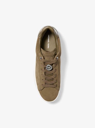 MK Basket Dottie en daim à semelle compensée - Michael Kors - MICHAEL Michael Kors - Modalova