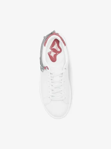 MK Basket Dottie en cuir travaillé et à semelle compensée - Michael Kors - MICHAEL Michael Kors - Modalova