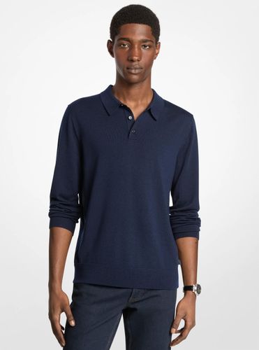 MK Pull-polo en laine - Michael Kors - Michael Kors Mens - Modalova